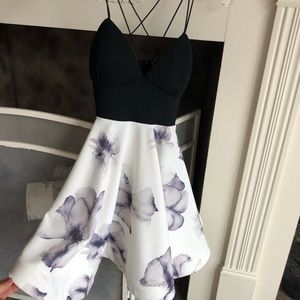 Formal Floral Homecoming Dress